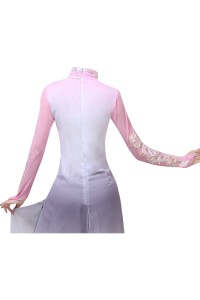 Design classical performance costumes, elegant Chinese style folk dance costumes, kite dance umbrella dance fan dance performance costumes SKDO004 detail view-5
